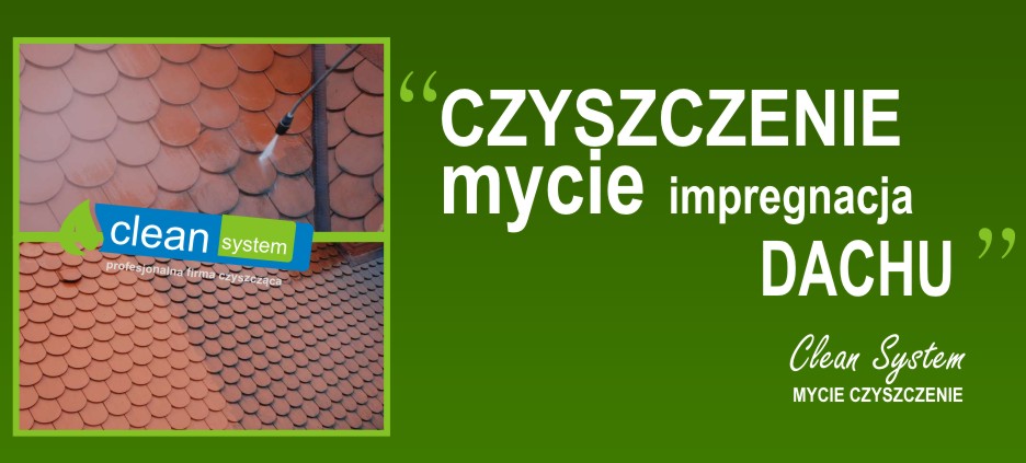 Mycie czyszczenie impregnacja dachu